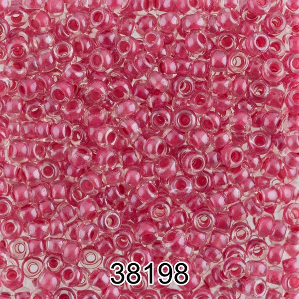 Бисер Preciosa 10/0 (2.3 мм), 500 г, 38198 (Ф524) т.розовый