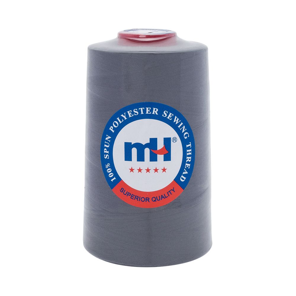 Нитки швейные Euron mH 40/2, 5000 ярд, 1347 стальной серый, 1 катушка