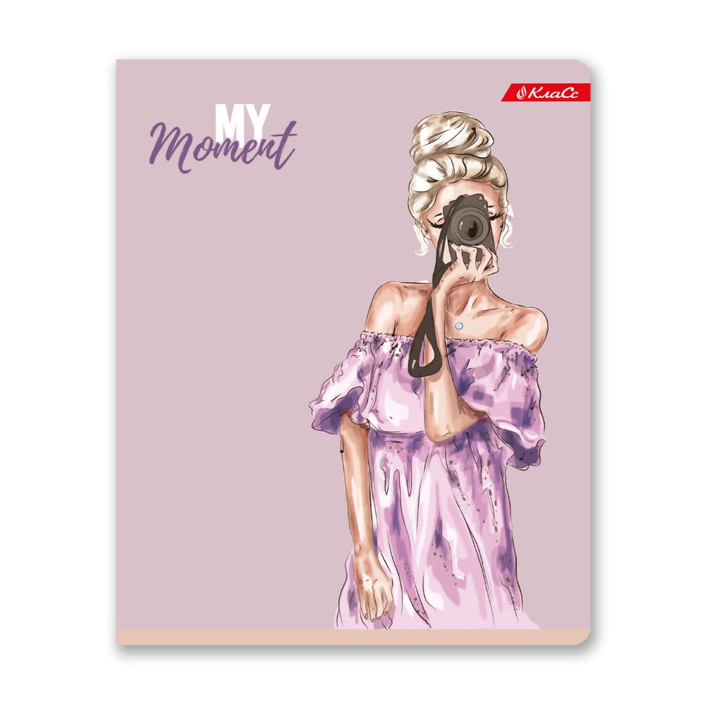 Тетрадь ученическая общая, выборочные блестки, A5+ 48 л. на скобе, белизна 100%, 10 шт, клетка, 000314 Девичьи грёзы, Светоч 48ТСК5_5_3_1