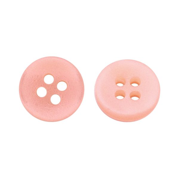 Пуговицы 4 прокола 18L=11 мм, пластик, col.10 розовый, 72 шт, CN2842