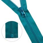 Молния трактор Arta Т6 (6 мм) 1 зам., разъем., 50 см, 047 бирюза, 5 шт