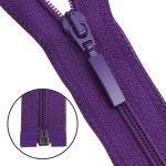 Молния спираль (витая) Arta Т5 (5 мм) 1 зам., разъем., 80 см, цв. 865 яр.фиолетовый, уп.5 шт