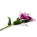 Цветы искусственные Лилия, 84 см, C Сиреневая