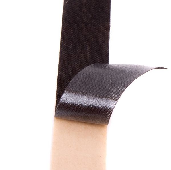 Усилитель для кожи 80 г/м², +5 г/м², бумага, 20 мм, сплошной клей PA, 30 м, черный, L3GE26, Danelli, OEKO-TEX®