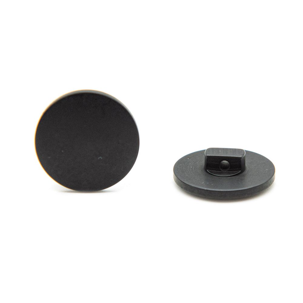 Пуговицы на ножке 32L (20мм) (Black (черный)), 36 шт