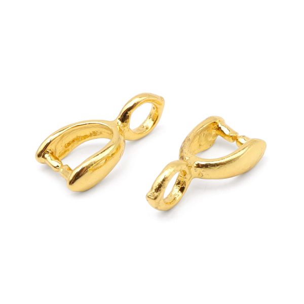 Держатель для бус 9х5мм, 5 шт Astra&Craft (MH.111943-1 золото)