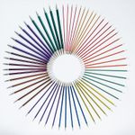 Спицы чулочные Knit Pro Zing 6 мм / 15 см, алюминий, фиолетовый бархат, 5 шт, 47013