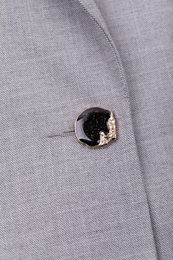 Пуговицы металл 25 мм, 100 шт, 30 золото, Gamma MB 0268