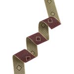 Лента (тесьма) жаккардовая 40.0 мм / 9 метров, Astra&Craft (26) SR1267