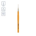 Крючок для вязания с прорезиненной ручкой сталь ⌀0.7 мм, 13 см, Gamma RCH