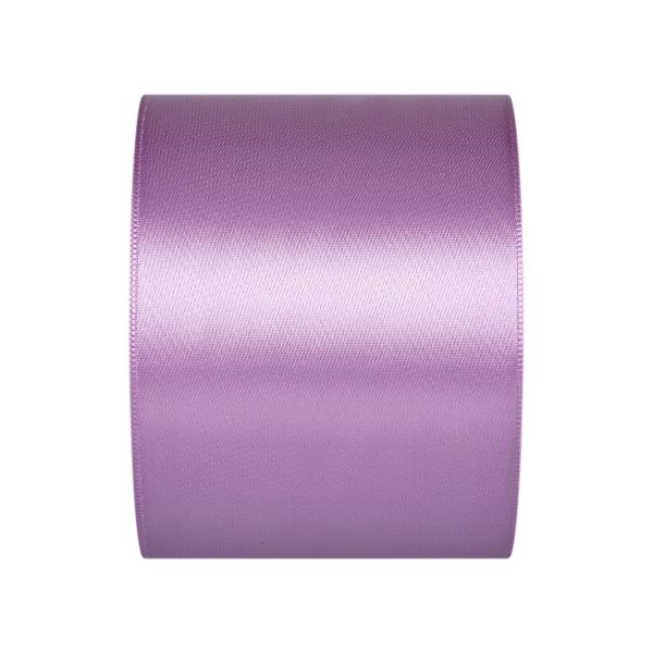 Лента атласная 1-сторонняя 75.0 мм / 33±2 метра, 153 лавандовый, Gamma