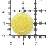 Пуговицы на ножке Розочки, 10 шт (2 св.желтый)