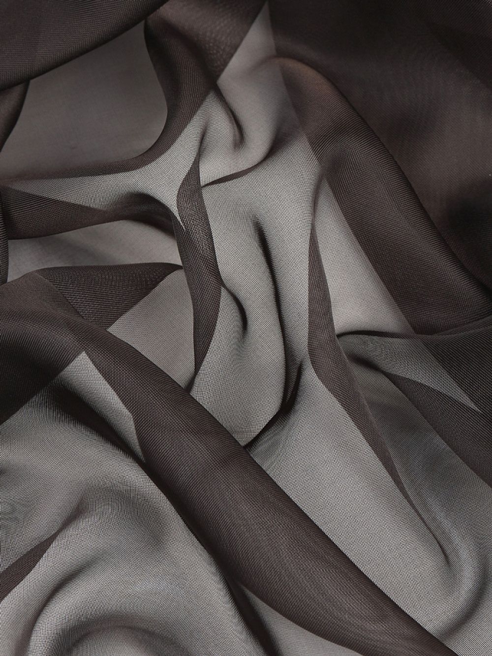 Вуаль 45 г/м², 300 см / 3 метра, Vei.08, коричневый