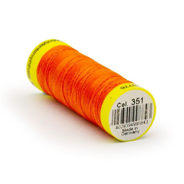 Нитки для трикотажа Gutermann Maraflex, 150м, 351 оранжевый, 5 катушек