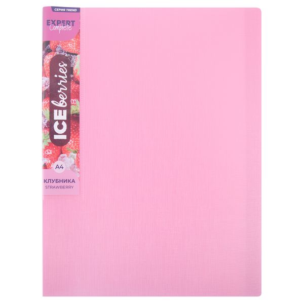Папка с вкладышами 20 л. A4 600 мкм 20 мм, 1 шт, клубника EC211520073, Expert Complete
