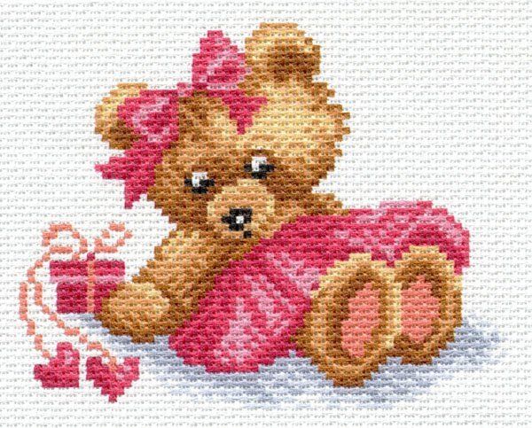 Набор для вышивания нитками Матренин Посад, Милашка 16х20