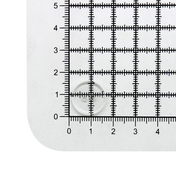 Пуговицы 2 прокола 24L (сlearclear (прозрачный)), CX-K-22, 144 шт