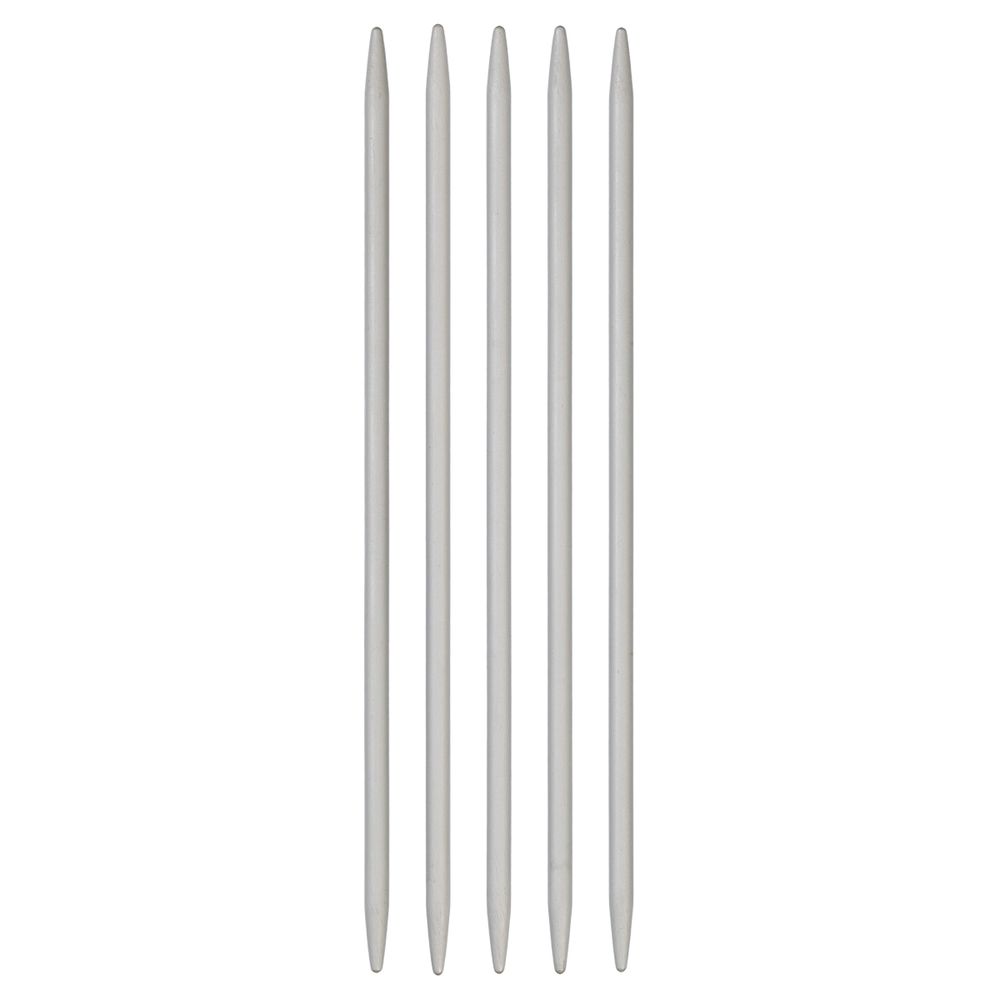 Спицы чулочные ⌀4.0 мм, 15 см, 5 шт, с острием на обоих концах, Prym 191365