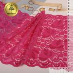 Кружево бельевое эластичное 180 мм / 18.3 м, 272, цв.фуксия-А, Kruzhevo