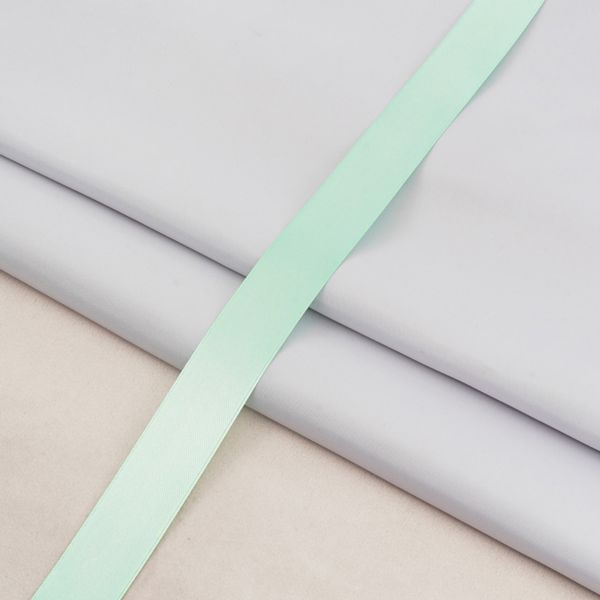 Лента атласная 2-сторонняя 25.0 мм / 22.86±1 метров, C1153 мятный, 6102-0013, Globus