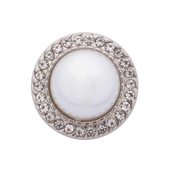 Пуговицы на ножке 32L=20 мм, металл, Silver (серебристый), 10 шт, MP15