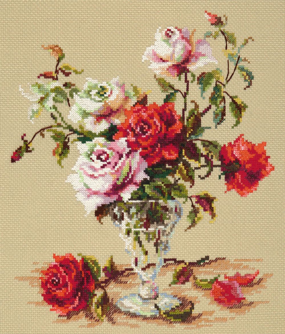 Набор для вышивания нитками Чудесная игла, Мелодия любви, 24х29 см