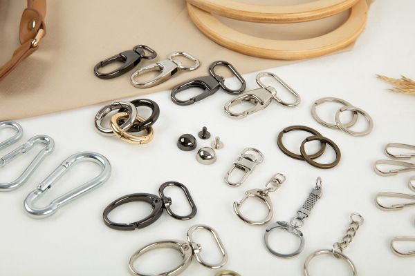 Карабин металл кольцо ⌀20.0 мм (28 мм), 10 шт, 04 никель, Gamma GH-220