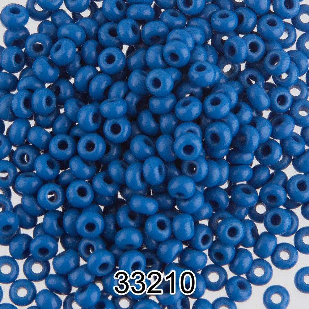 Бисер Preciosa 10/0 (2.3 мм), 500 г, 33210(Ф174) голубой