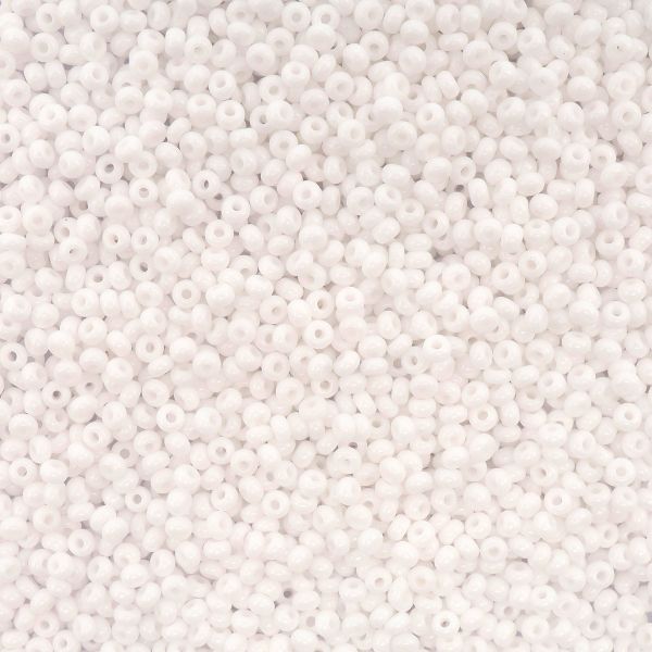 Бисер Preciosa непрозрачный 10/0 (03050), круг. отв., 500г (Ч)