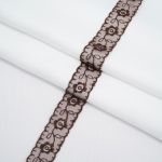 Кружево капроновое 22 мм / 13.71м 0574-1003, цв.A754 коричневый