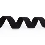 Тесьма (лента) киперная (100 х/б) 13 мм / 50 метров, черная