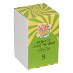 Бутылка пластиковая 1000 мл, 19х11 см, №01 розовый, Lol&Pop LLP-008