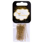 Набор шпилек для волос 4.5 см, 100 шт (5х20 шт), №03 золото, Cherry Mary VZ07029