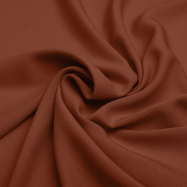 Штапель 110 г/м², 145 см / 2 метра, TBY-Vi-30-34.2, цв.34 кирпичный