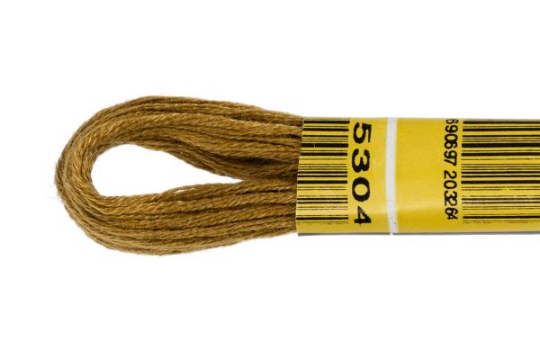 Мулине ПНК им.Кирова цв.5304 болотный, Россия, 24 мотка по 8 метров