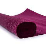 Бумага гофрированная (креповая) 180 г/м², 50 см / 2.5 м, 588 темная вишня, Blumentag GOF-180