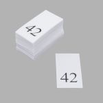 Этикетка-размерник, белый, 10х20 мм, 100 шт, 42