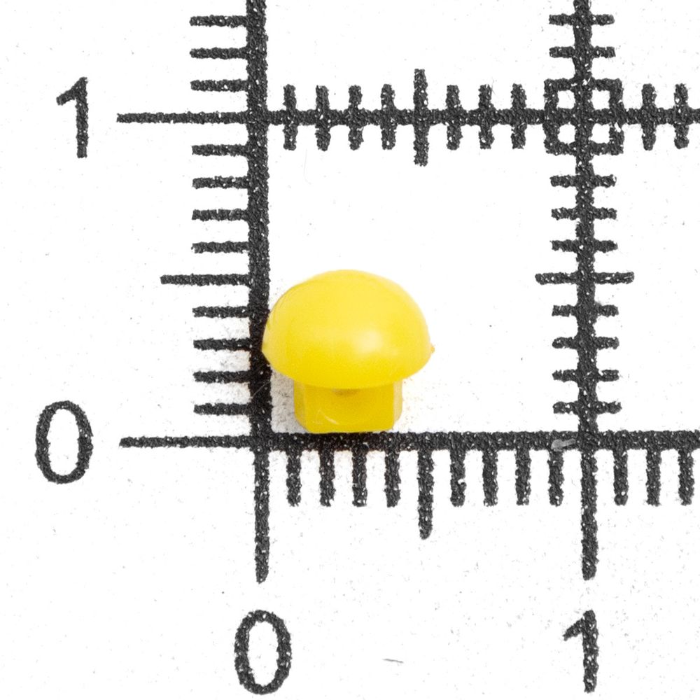 Пуговицы Мини круглые на ножке, 5мм, уп/20 шт (св.желтый)