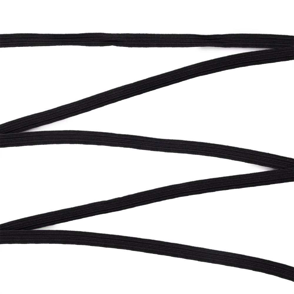 Резинка бельевая (стандартная) 7.0 мм / 10х10 метров, черный (С1121/1)