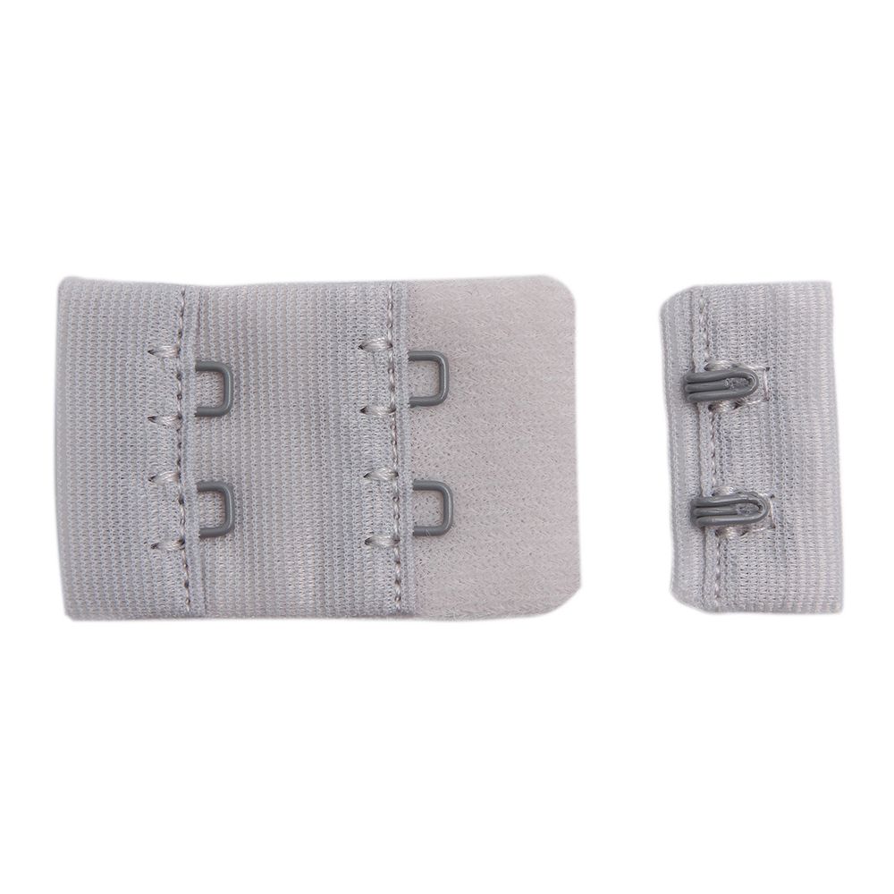 Застежки для бюстгальтера текстильные 2х2, 28 мм, 279 серый лед, 2686, 25 шт, Arta