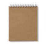 Артбук (Скетчбук), блок крафт - бумага, жесткая подложка, 120 г/м², 175х200 мм, на гребне 30 л. 2 шт, Грибная фея 01951, Светоч А309