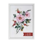 Рамка для картины (фото) пластик с оргстеклом 21х30 см, белый, Gamma ПРК-19