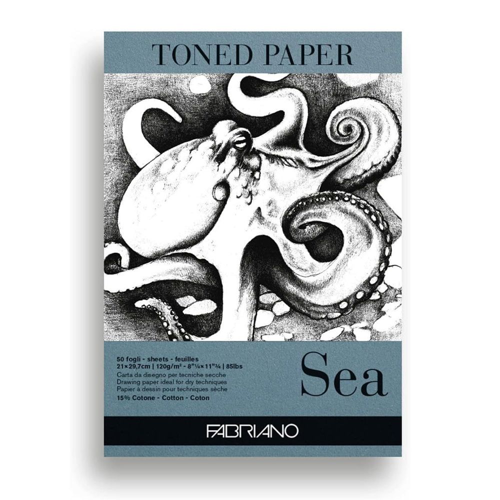 Альбом с тонированной бумагой 120 г/м², 21х29.7 см, 50 л, Fabriano 19100511