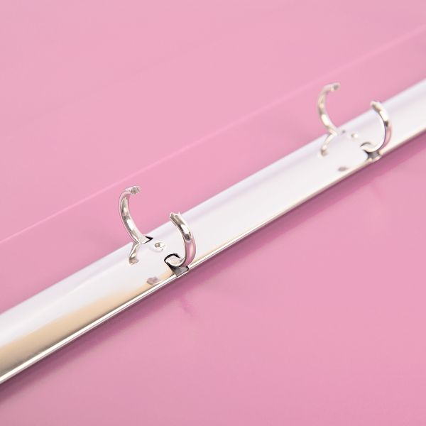 Папка на 4 О-кольцах A4 700 мкм 25 мм, 1 шт, d-17 мм, клубника EC211420073, Expert Complete