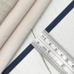 Лента репсовая (в рубчик) 6.0 мм, 159 индиго, уп.18,28 м