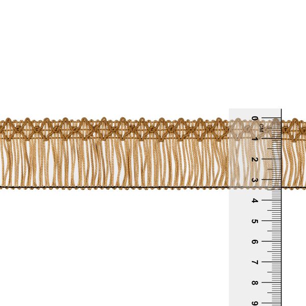 Бахрома отделочная 35.0 мм / 16 метров, 253 св.оливковый, Gamma А-06
