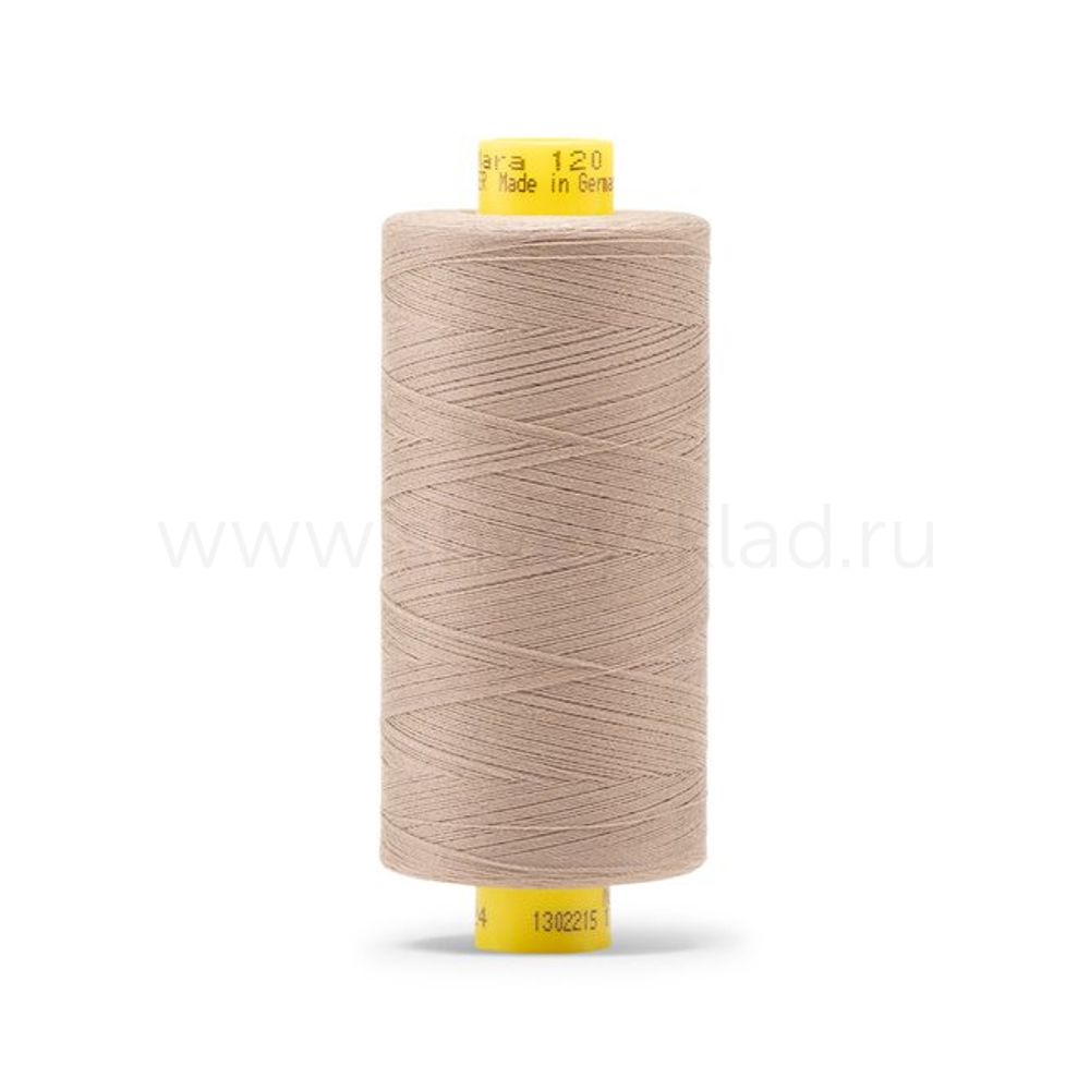Нитка универсальная Gutermann Mara 120/2, 1000 м, 700207, 724 бледно серо-коричневый, 1 катушка