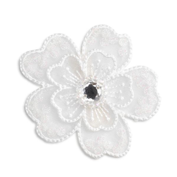 Термоаппликация Цветок праздн. бел./бус. Prym