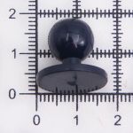 Пуговицы Пукли для поварских курток 12 шт, 10мм (d основания=18мм, h=16мм) (т.синий)