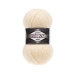 Пряжа Alize (Ализе) Superlana Midi / уп.5 мот. по 100 г, 170м, 001 кремовый А